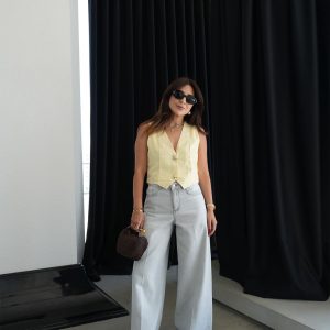 מכנס ג׳ינס wide leg