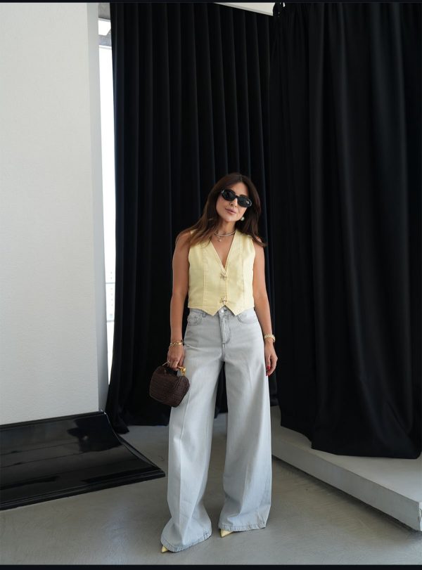 מכנס ג׳ינס wide leg