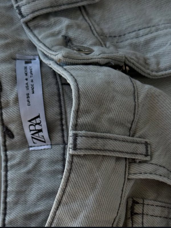 ⁦מכנס ג׳ינס wide leg⁩ – תמונה ⁦4⁩
