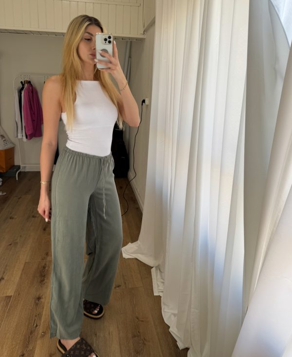 ⁦מכנס פשתן massimo dutti⁩ – תמונה ⁦5⁩